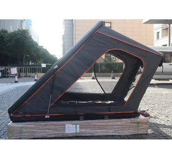 Горячий Продаваемый OEM Rhombus Skylight Rooftop Tent Большая Раскладушка Сверхлегкий Жесткий Шатер На Крыше С Ламповой Полосой