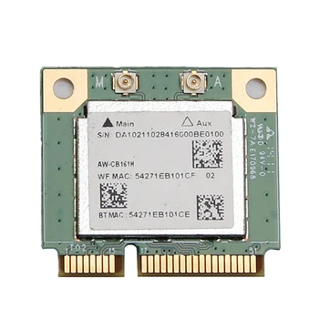 Двухдиапазонный Realtek RTL8821 AW-CB161H Wifi Wlan Карта Bluetooth 4.0 Комбинированный Беспроводной Адаптер Half Mini PCI-E 433 Мбит/с 802.11ac
