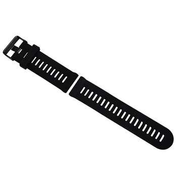 Для Garmin Fenix 3 HR Сменный ремешок для наручных часов с мягким силиконовым ремешком + наборы инструментов Черный