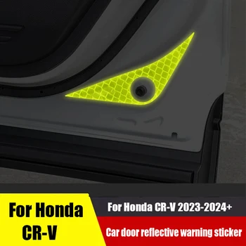 Для Honda CR-V 2023 Светоотражающая наклейка, предупреждающая наклейка на дверь, дверная наклейка, персонализированная декоративная наклейка, наклейка на кузов автомобиля 1