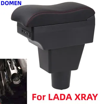 Для LADA Xray подлокотник коробка Для автомобиля LADA XRAY Подлокотник коробка Для хранения Внутренняя модификация USB зарядка Пепельница Автомобильные Аксессуары