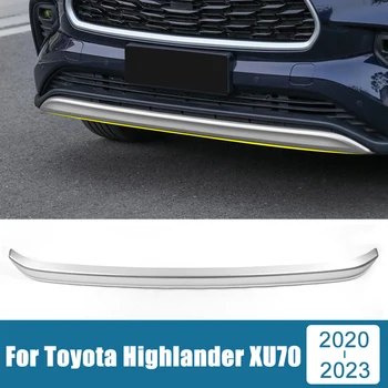 Для Toyota Highlander XU70 Kluger 2020 2021 2022 2023 ABS Автомобильный Разветвитель Переднего Бампера, Спойлер, Защита Диффузора, Обвес, Крышка