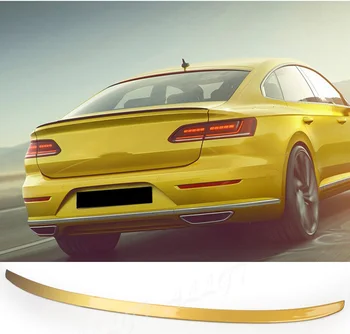 Для Volkswagen CC Rline 2019 ARTEON ABS Задний спойлер багажника Крыло Губа ABS Золотистого цвета