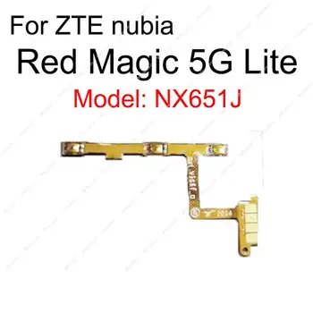 Для ZTE nubia Red Magic 5G Lite NX651J Кнопки включения Выключения питания Регулировки громкости Гибкий кабель Боковые клавиши Запчасти 1