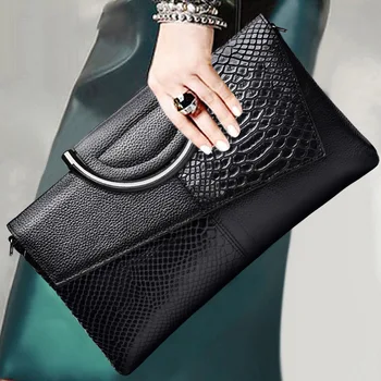 Женская сумка из мягкой искусственной кожи Высокого качества с крокодиловым узором, Вечерний Клатч, женские Роскошные модные сумки через плечо