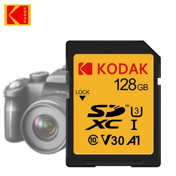 Карта памяти Kodak Extreme PRO 256 ГБ 128 ГБ SD-карта Class10 U3 V30 UHS-I 64G SDXC Флэш-карта 4K UHD Для камеры 1080p 3D Full HD 1