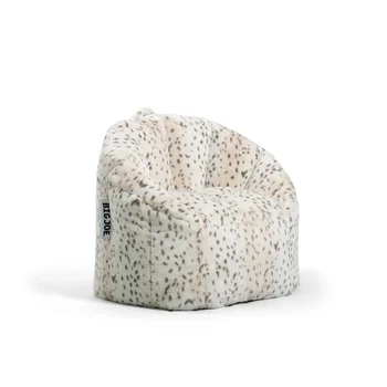 Кресло-мешок Milano, плюшевое, 2,5 фута, леопардовое
