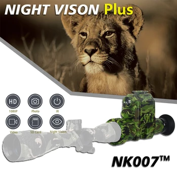 Лазерный Инфракрасный Прицел Ночного Видения для Страйкбола HD 1080P Цифровой Телескопический Прицел Охотничья Камера С Перекрестием NK007 Plus