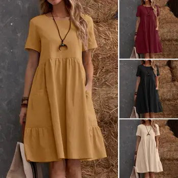 Женское платье в европейском и американском стиле, лето 2023, новый стиль, V-образный вырез, рукав 