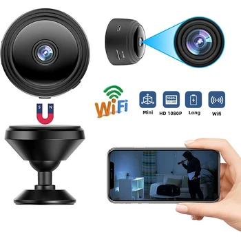 Мини Беспроводная камера безопасности A9 Скрытая WiFi 1080P HD Мини Голосовые камеры для домашней безопасности Камера наблюдения с батарейным питанием 1