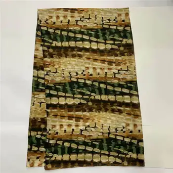 Модные высококачественные швейцарские вуалевые хлопчатобумажные африканские кружевные ткани, ткань с принтом для женских платьев, 5 ярдов. LO12186 1