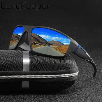 Модные поляризованные солнцезащитные очки Для мужчин И Женщин, Фирменный дизайн, Классические квадратные солнцезащитные очки для водителей, мужские винтажные зеркальные Очки UV400