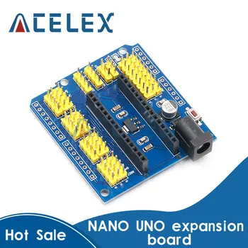 Модуль защиты датчика расширения ввода-вывода NANO IO Для Arduino UNO R3 Nano V3.0 3,0, Совместимая с Контроллером плата I2C PWM Интерфейс 3,3 В 1