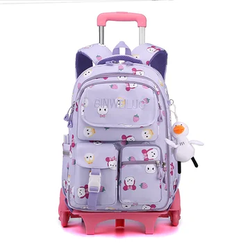Школьные сумки для девочек, рюкзак для подростков, женский милый мультяшный нейлоновый рюкзак для книг, корейский рюкзак низкая цена - Багаж и сумки ~ Anechka-nya.ru 11