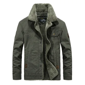 Негабаритная мужская зимняя куртка 4XL 5XL Модная уличная одежда Теплая флисовая Повседневная куртка, пальто, мужская одежда, пальто BG3166