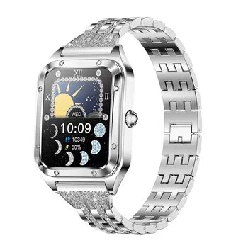 Новые умные часы для дам, спортивные Фитнесы, Голосовое управление с искусственным интеллектом, полностью сенсорный браслет, Bluetooth-вызов, водонепроницаемый для модницы Для Xiaomi 1