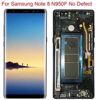 Новый Оригинальный ЖК-дисплей N950F Для Samsung Galaxy Note 8 С Рамкой Super AMOLED Note 8 SM-N950A N950U Запчасти для сенсорного ЖК-экрана 1