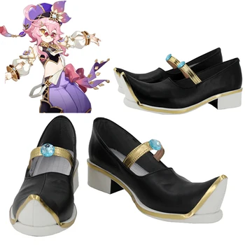 Обувь для косплея Dori, игровые ударные ботинки Genshin, реквизит для костюмов, женские костюмы на Хэллоуин для девочек на коротком каблуке, аксессуары на заказ