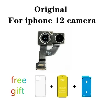Оригинальная задняя камера для iPhone 12 Plus, задняя основная камера с большим объективом, гибкий кабель, 12 Камер