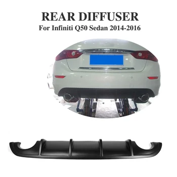Полиуретановый Черный Праймер для Авто Бампер для Губ Диффузор для Infiniti Q50 Седан/Спортивный Седан 2014-2017
