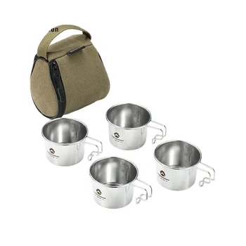 Посуда для пикника Sierra Cup из нержавеющей стали, Портативная походная посуда для кемпинга, посуда для пикника