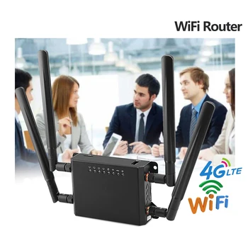 Разблокированный 3G 4G WE826 Беспроводной Маршрутизатор точка openwrt 4g маршрутизатор для слота sim-карты 300 Мбит/с 32 Пользователя для домашнего Офиса на открытом воздухе