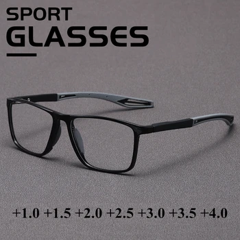 Ретро Очки для чтения Мужские TR90 Спортивные Весенние Очки для Пресбиопии + 1,0 - + 4,0 Оптические Линзы для Женщин, Очки с синим Светом