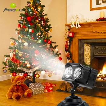 Рождественский светодиодный проектор на Хэллоуин для домашней Голографической Проекции, украшение для Хэллоуина в помещении, на открытом воздухе, Праздничная вечеринка в саду 1