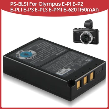 Сменный аккумулятор 1150 мАч PS-BLS1 для фотоаппаратов Olympus E-P1 E-P2 E-PL1 E-P3 E-PL3 E-PM1 E-620