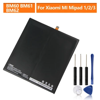 Сменный Аккумулятор Для Xiaomi MI Mipad 3 2 1 Mipad2 Mipad3 BM60 BM61 BM62 Перезаряжаемый Аккумулятор для планшета