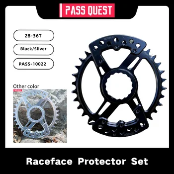 Спецификация защитной пластины PASS QUEST с 3 гвоздями Узкий широкий Зубчатый ремень с прямым креплением Кривошипы RACEFACE NEXT SL SIXC ATLAS Велосипедная деталь