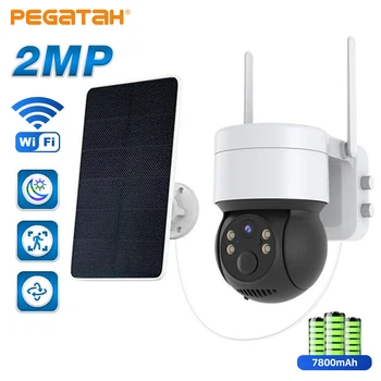 PEGATAH 8MP WIFI Камера наблюдения 4K Открытый 8-кратный Зум 2,8 + 12 мм Двухобъективная HD IP-камера Ночного Видения Цветная камера безопасности низкая цена - Видеонаблюдение ~ Anechka-nya.ru 11