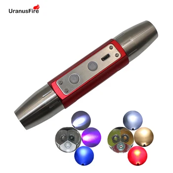 Ультрафиолетовый нефритовый фонарик USB, перезаряжаемый 365 нм, 395нм, ультрафиолетовый янтарный эксперт, светодиодный фонарик, Детектор денег, ультрафиолетовая лампа 1