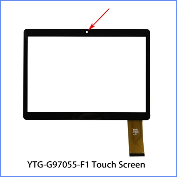 Черный Новый Дигитайзер с сенсорным экраном Для планшета YTG-G97055-F1 V1.1 Замена сенсорной панели Планшета Бесплатная Доставка