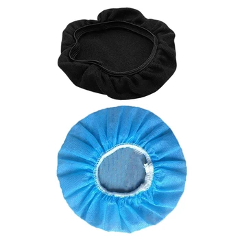 Чехлы для наушников из гибкой ткани с 100 шт одноразовых гигиенических подушечек для ушей