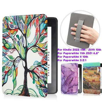 Чехол с принтом для Kindle 2022 11th 10th C2V2L3 Paperwhite 1 2 3 4 6th 7th Поколения Paperwhite 5 Signature 11th M2L3EK Smart Cover 1