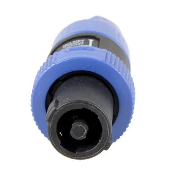 10 шт. Speakon NL4FC Синий 4-контактный штекер, совместимый с разъемом аудиокабеля 2