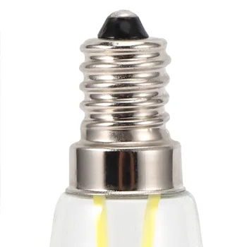 10шт Мини-светодиодные Лампочки Высокой Яркости с длинной Нитью Накаливания E14 1,5 Вт AC230V 2