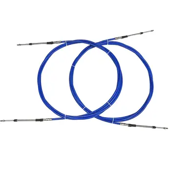 13-футовый синий Универсальный кабель дроссельной заслонки 3300/33C для управления лодкой Комплект из 2 штук 2