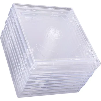 9 шт. Пластиковый держатель для драгоценностей Прозрачные чехлы для DVD CD Дисков Акриловые держатели для хранения контейнеров Портативные принадлежности для путешествий 2