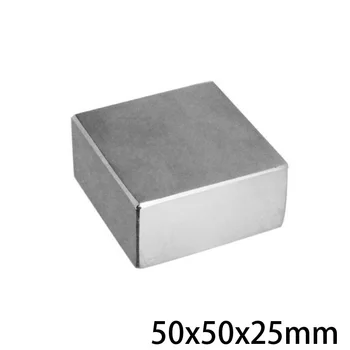 N52 50x50x25 мм Прямоугольный Неодимовый Стержень Блок Сильных Магнитов Редкоземельный Офисный Поиск Магнитная Полка Для Хранения Ножей По Индивидуальному Заказу 2