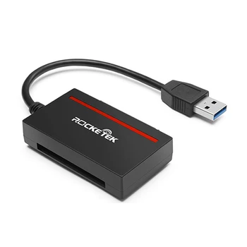 Rocketek CFast 2.0 Считыватель USB 3.0 для адаптера SATA CFast 2.0 и 2,5-дюймовый жесткий диск HDD /для чтения и записи SSD и CFast-карты 2