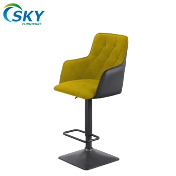 SKY Luxury Design Высота барной стойки, Поворотный Барный стул с высокой спинкой, Табурет для кафе 2