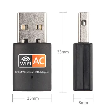 USB WiFi Адаптер 600 Мбит/с USB Ethernet Enchufe Wi Fi Беспроводная Сетевая карта Wi-Fi USB Адаптер WiFi Ключ Ethernet Адаптер 2