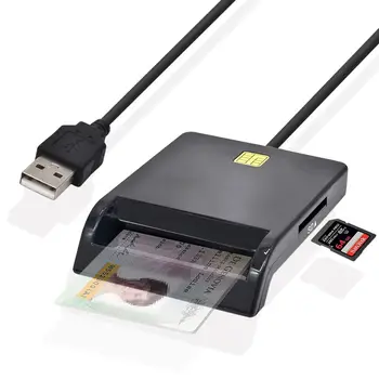 UTHAI X02 USB SIM Считыватель смарт-карт Для Банковских карт IC/ID EMV SD TF MMC Кардридеры USB-CCID ISO 7816 для Windows 7 8 10 ОС Linux 2