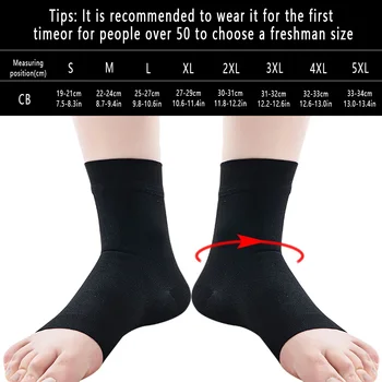 XZ 2 шт./пара Медицинских компрессионных носков для мужчин и женщин, нейлоновые носки для бега на открытом воздухе, защита от растяжения связок, обезболивающий протектор 2