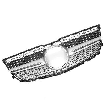 Алмазный Стиль Гриль Решетка Переднего Бампера Автомобиля Сетка Вентиляционная Решетка Гриль Для Mercedes-Benz GLK X204 GLK250 GLK300 GLK350 2013-2015 2
