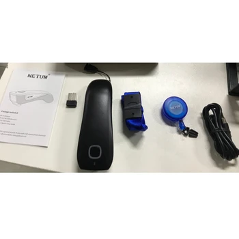 Беспроводной ручной сканер штрих-кода 634A C750, Карманное сканирование штрих-кодов, совместимый с Bluetooth, 2.4 G USB 2