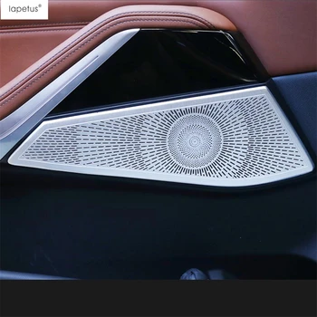 Дверная Ручка Автомобиля Стереодинамик Звуковая Рамка Громкоговорителя Декоративная Накладка Для BMW X5 G05 X7 2019-2022 Металлические Аксессуары Для Интерьера 2