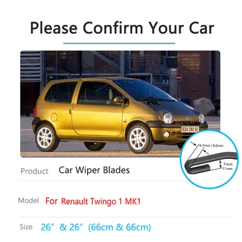 Для Renault Twingo 1 MK1 1992 ~ 2007 Автомобильные щетки Передних стеклоочистителей Для очистки ветрового стекла Автомобильные Аксессуары для Лобового стекла Windows 1993 1994 1995 2